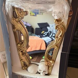 Christian Soriano Coffin Skull Wall Mirror